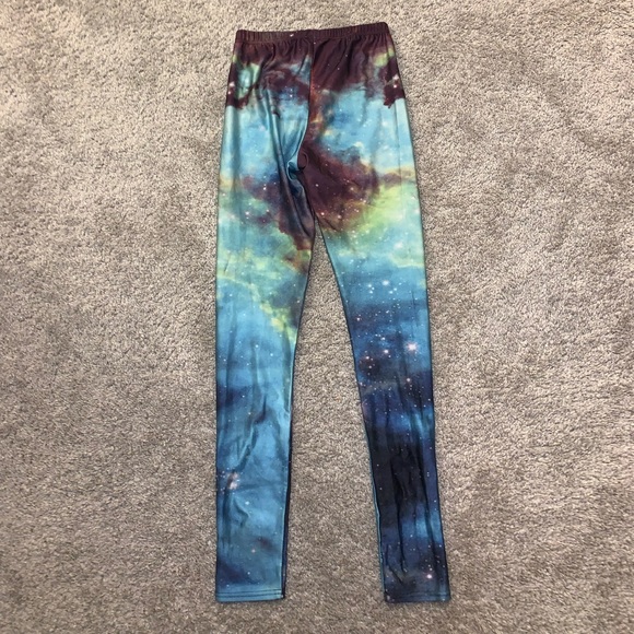 Lotus Leggings Multicolor Galaxy leggings size M - Picture 7 of 9